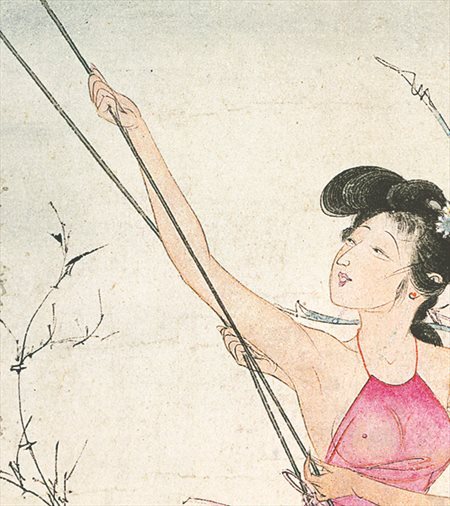 长白-胡也佛的仕女画和最知名的金瓶梅秘戏图